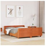 vidaXL Okvir kreveta bez madraca voštano smeđi 160x200 cm od borovine | shoptok.hr