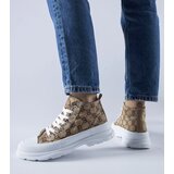 Gemre Brown sneakers adorned with Terenzio monogram | Shoptok.si