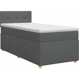  Boxspring krevet s madracem Tamnosiva 80 x 200 cm Tkanina | shoptok.hr
