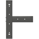  Noge za klub stolić T-oblika 2 kom antracit 50x25x(42-43) cm čelik | shoptok.hr