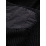Ombre Men's jacket with high collar and fleece lining - black | shoptok.hr