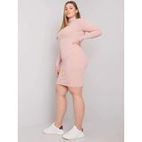 RUE PARIS Dress-RV-SK-R5133.07P-light pink | Shoptok.si