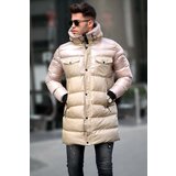 Madmext Winter Jacket - Beige - Puffer Cene