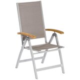 Gardenson vrtna garnitura naxos aluminij siva, srebrne barve, barve akacije siva, srebrne barve, barve akacije | Shoptok.si