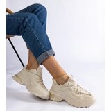 Gemre Beige Women's Sports Sneakers Urena Cene
