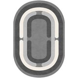 Conceptum Hypnose Ovalni Tepih u Antracit Boji (100 x 150 cm) | Eponuda.com