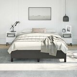  Okvir kreveta bez madraca crni 152x203 cm Queen sivi, umjetna koža | shoptok.hr