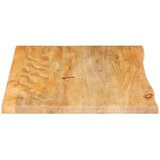 Stolna ploča sa živim rubom 80x60x2,5 cm od masivnog drva manga | shoptok.hr