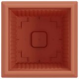  Kvadratna saksija za cvijeće 6 pcs Crvena cigla - Crvena cigla 33 x 33 x 26 cm 6 | shoptok.hr