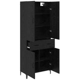  Highboard Crni hrast 69,5 x 34 x 180 cm Konstruirano drvo | shoptok.hr