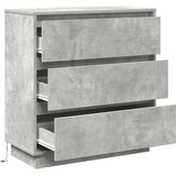  Noćni ormar Betonski sivi 71 x 34,5 x 75 cm Konstruirano drvo | shoptok.hr