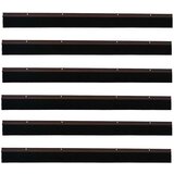  Držač četke za vrata 6 pcs Smeđa 100 cm Aluminijski legura | shoptok.hr