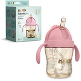 Neno BEBESITO bočica sa slamkom 240 ml, roza | shoptok.hr