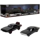 smrtonosna brzina: dom toretto dodge charger r/t 1970 &amp, dodge charger widebody 1968 metalni autići, paket od 2 komada, mjerilo 1/32, 13cm -