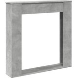  Okvir za kamin boja betona 100x20x100 cm od konstruiranog drva | shoptok.hr