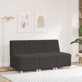  Modularna sofa bez naslona za ruke tamno siva 55 cm kovrčava tkanina imitacija vune | shoptok.hr
