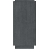 vidaXL Ormarić za knjige sivi 40 x 35 x 71 cm od masivne borovine | shoptok.hr