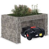 vidaXL Garaža za kosilicu s gredicom 110 x 80 x 60 cm čelična žica | shoptok.hr