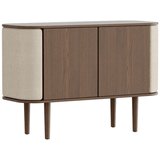 UMAGE Smeđa/bež niska komoda u dekoru hrasta 109x75 cm Treasures – Cijene