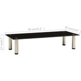 TV stalak crni 80 x 35 x 17 cm od kaljenog stakla | shoptok.hr