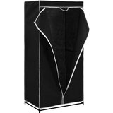 vidaXL garderobne omare 2 kosa 75x50x160 cm črne | Shoptok.si