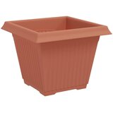 Saksije za biljke 6 pcs Crvena cigla 38 x 38 x 30 cm Plastika | shoptok.hr