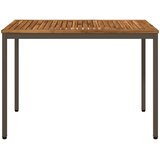  Stol za večeru u vrtu Prirodna i kava 108,5 x 55 x 75 cm | shoptok.hr