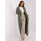 Wool Fashion Italia Cardigan-AT-SW-2395.30-khaki | shoptok.hr