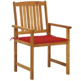 The Living Store Vrtni stoli z blazinami 2 kosa trden akacijev les - Vrtni Stol, (21461983) | Shoptok.si