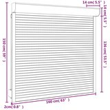  Roletna Antracit 160 x 150 cm Aluminij i poliuretan - Antracit 160 x 150 cm | shoptok.hr