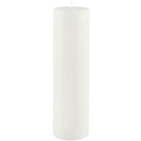 Ego Dekor Bela sveča Cylinder Pure, čas gorenja 75 h Cene