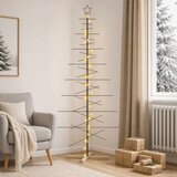  Metalno božićno drvce sa stalkom KUOPIO 210 cm Topla bijela | shoptok.hr
