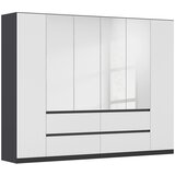 Rauch Möbel omara s klasičnimi vrati, siva, srebrne barve, bela | Shoptok.si