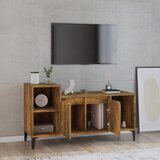 TV ormarić boja dimljenog hrasta 100x35x55 cm konstruirano drvo | shoptok.hr