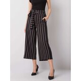 RUE PARIS Trousers-CHA-SP-0430.41P-black-beige | Shoptok.si
