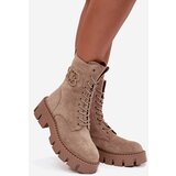 Boto Insulated workery women's with decoration beige Melisse | ePonuda.com