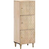 vidaXL Visoka komoda 40x33x110 cm od masivnog drva manga | shoptok.hr