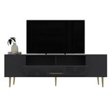 Hanah home tv polica Dekol2 anthracite gold