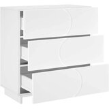  Komoda Bijela 70 x 38 x 75 cm Konstruirano drvo - Bijela | shoptok.hr
