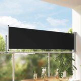  Uvlačiva bočna tenda za terasu 80 x 300 cm crna | shoptok.hr