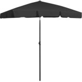  Suncobran za plažu crni 180 x 120 cm | shoptok.hr