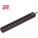 PRODUŽIVAČ RAZVODNIK 3m 10 UTIČNICA 1,5mm2 CRNI BRENNENSTUHL