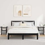  Noćni ormarić s ladicama 2 pcs Crni hrast 41 x 40 x 45 cm | shoptok.hr