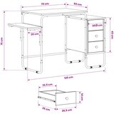  Stol s pohranom Siva Sonoma 120 x 50 x 75 cm | shoptok.hr