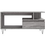  Stolić za kavu boja sivog hrasta 90x49x45 cm konstruirano drvo | Shoptok.si