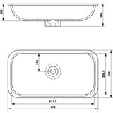 Sapho Bijeli umivaonik od umjetnog kamena 67x35,5 cm Impala – | shoptok.hr