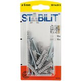 STABILIT Razcepni zidni vložki Stabilit (premer: 6 mm, dolžina: 30 mm, za polne zidake, 15 kosov, z vijaki/kavlji) Cene