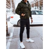 DStreet Bluza męska moro z kapturem zielona | shoptok.hr