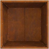  Ognjište Kvadratno 50x50x30 cm Odporno čelik | shoptok.hr