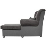Ropez Sivorjav ležalnik iz rebrastega žameta Lord – | Shoptok.si